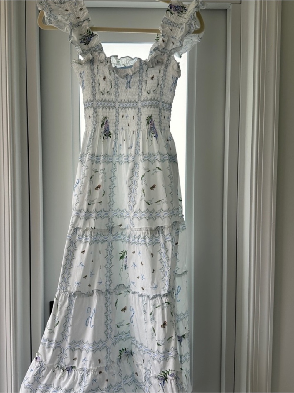 Hill House Ellie Nap Midi Dress in Patchwork Floral - Picture 10 of 11